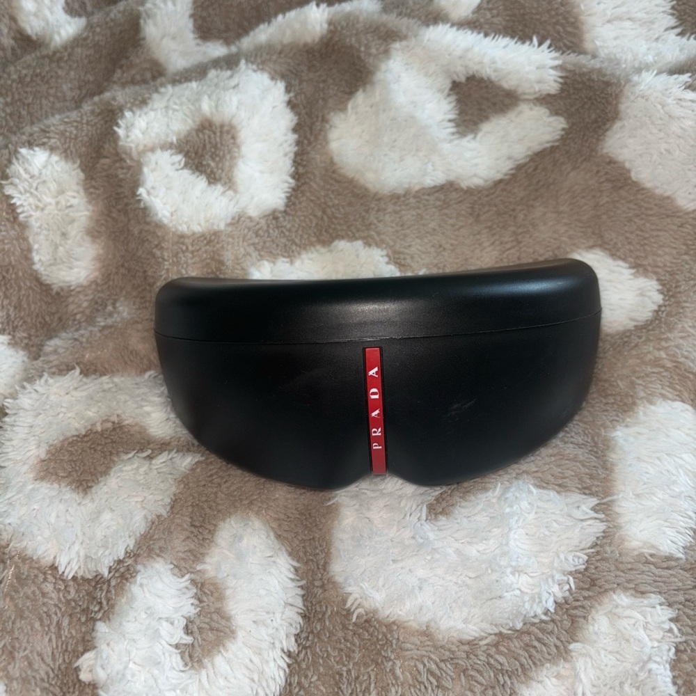 Prada Black Rectangular Sunglasses With Case - image 2